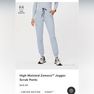 FIGS Zamora Jogger Pant in limited edition Dusty Blue size XXS